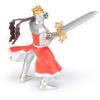 PAPO Fantasy World Dragon King with Sword Toy Figure, Three Years or Above, Silver/Red (39797)