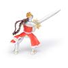 PAPO Fantasy World Dragon King with Sword Toy Figure, Three Years or Above, Silver/Red (39797)