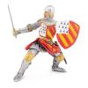 PAPO Fantasy World Tournament Knight Toy Figure, Three Years or Above, Silver/Red (39800)