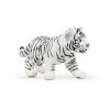 PAPO Wild Animal Kingdom White Tiger Cub Toy Figure, Three Years or Above, Black/White (50048)