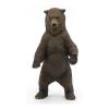 PAPO Wild Animal Kingdom Grizzly Bear Toy Figure, Three Years or Above, Brown (50153)