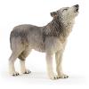 PAPO Wild Animal Kingdom Howling Wolf Toy Figure, Three Years or Above, Grey (50171)