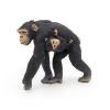 PAPO Wild Animal Kingdom Chimpanzee and Baby Toy Figure, Three Years or Above, Black (50194)