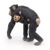 PAPO Wild Animal Kingdom Chimpanzee and Baby Toy Figure, Three Years or Above, Black (50194)