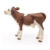PAPO Farmyard Friends Simmental Calf Toy Figure, Three Years or Above, Brown/White (51134)