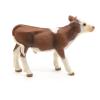 PAPO Farmyard Friends Simmental Calf Toy Figure, Three Years or Above, Brown/White (51134)