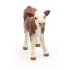 PAPO Farmyard Friends Simmental Calf Toy Figure, Three Years or Above, Brown/White (51134)