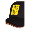 STREET FIGHTER Ryu Yellow Poster Print Adjustable Cap, Black/Orange (BA044528SFG)