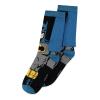 DC COMICS Batman Dark Knight with Cape Novelty Socks, 1 Pack, Unisex, 43/46, Multi-colour (NS427660BTM-43/46)