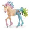 SCHLEICH Bayala Marshmallow Unicorn Foal Toy Figure, 5 to 12 Years, Multi-colour (70724)