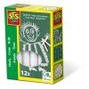 SES CREATIVE White Chalks, 12 Pieces, 3 to 12 Years (00200)