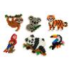 SES CREATIVE Jungle Animals Iron-on Beads Mosaic Set, 5 Years or Above (06303)