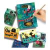 SES CREATIVE Scratch Art Animals Set, 3 to 6 Years (14622)