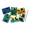 SES CREATIVE Scratch Art Animals Set, 3 to 6 Years (14622)