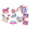 SES CREATIVE Glitter Unicorns 3-in-1 Set, 5 Years or Above (14719)