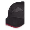 DC COMICS The Batman Iconic Logo Adjustable Cap, Black/Red (BA735475BAT)