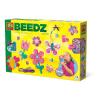 SES CREATIVE Beedz Iron-On Beads Flower & Love Pegboards, with Perfume 2100 Iron-On Beads, 5 Years and Above (06219)