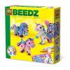 SES CREATIVE Beedz Iron-on Beads Unicorns Pegboard, 1800 iron-on Beads, 5 Years and Above (06263)