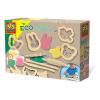 SES CREATIVE Eco Dough with Wooden Tools Set, 3 Years and Above (24917)