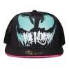 MARVEL COMICS Venom Mask Trucker Baseball Cap, Black/Pink (TC330680SPN)