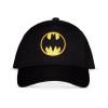 DC COMICS Batman Logo Adjustable Cap, Black/Yellow (BA242483BTM)