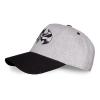 DC COMICS Batman Logo Adjustable Cap, Grey/Black (BA662140BTM)