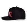 MARVEL COMICS Logo Snapback Baseball Cap, Black/Red (SB422475MVL)