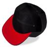 MARVEL COMICS Logo Snapback Baseball Cap, Black/Red (SB422475MVL)