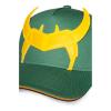 MARVEL COMICS Loki God of Mischief Novelty Cap, Green/Black (NH727053LOK)