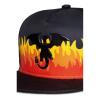 POKEMON Flame Charizard Snapback Baseball Cap, Black (SB541037POK)