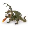 PAPO Fantasy World Two Headed Dragon Toy Figure, Three Years or Above, Multi-colour (36019)