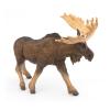 PAPO Wild Animal Kingdom Moose Toy Figure, Three Years or Above, Brown (50065)