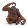 PAPO Wild Animal Kingdom Orangutan Toy Figure, Three Years or Above, Orange (50120)