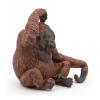 PAPO Wild Animal Kingdom Orangutan Toy Figure, Three Years or Above, Orange (50120)