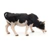 PAPO Farmyard Friends Black & White Grazing Cow Toy Figure, Three Years or Above, Black/White (51150)