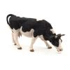 PAPO Farmyard Friends Black & White Grazing Cow Toy Figure, Three Years or Above, Black/White (51150)