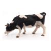 PAPO Farmyard Friends Black & White Grazing Cow Toy Figure, Three Years or Above, Black/White (51150)