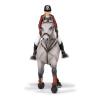 PAPO Horses and Ponies Competition Horse and Horsewoman Toy Figure, Three Years or Above, Grey (51563)