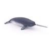 PAPO Marine Life Narwhal Toy Figure, Three Years or Above, Grey (56016)