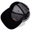 POKEMON Pika Pixelated Snapback Baseball Cap, Grey/Black (SB687265POK)
