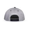 POKEMON Pika Pixelated Snapback Baseball Cap, Grey/Black (SB687265POK)