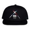 STAR WARS Villains Crossed Lightsabers Snapback Baseball Cap, Black (SB303557STW)