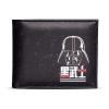 STAR WARS Darth Vadar with All-over Galaxy Print Bi-fold Wallet, Male, Black (MW335827STW)