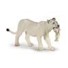 PAPO Wild Animal Kingdom White Lioness with Cub Toy Figure, 3 Years or Above, White (50203)