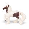 PAPO Horses and Ponies Skewbald Irish Cob Toy Figure, 3 Years or Above, Brown/White (51513)