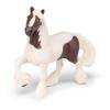 PAPO Horses and Ponies Skewbald Irish Cob Toy Figure, 3 Years or Above, Brown/White (51513)