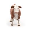 PAPO Farmyard Friends Simmental Bull Toy Figure, 3 Years or Above, Brown/White (51142)