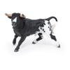 PAPO Horses and Ponies Black & White Spanish Bull Toy Figure, 3 Years or Above, Black/White (51184)