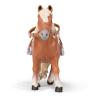 PAPO Horses and Ponies Shetland Pony with Saddle Toy Figure, 3 Years or Above, Brown/White (51559)