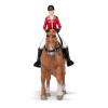 PAPO Horses and Ponies Walking Horse and Horsewoman Toy Figure, 3 Years or Above, Multi-colour (51564)